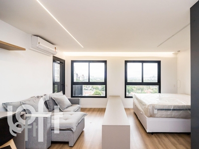 Apartamento à venda em Pinheiros com 44 m², 1 quarto, 1 suíte, 1 vaga