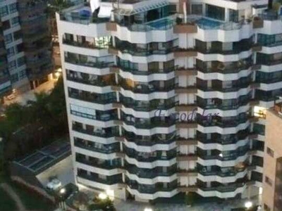 Apartamento pé na areia com 3 dormitórios para alugar, 110 m² por R$ 14.000/mês - Riviera