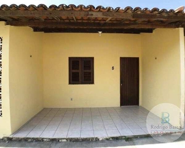 Casa com 2 dormitórios para alugar, 52 m² por R$ 528,00/mês - Lagoinha - Eusébio/CE