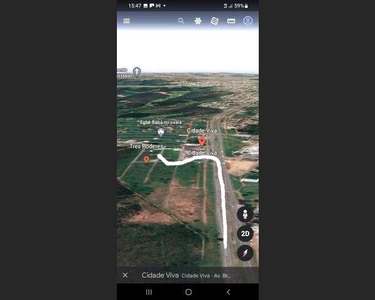 URGENTE AGIO LOTE 325 METROS ,CIDADE VIVA ,ANTES DE LUZIANIA