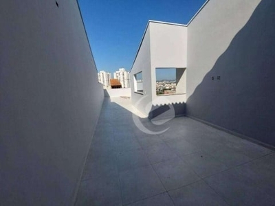 Cobertura à venda, 128 m² por r$ 530.000,00 - vila humaitá - santo andré/sp