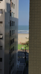 Kit frente a praia com vista ao mar