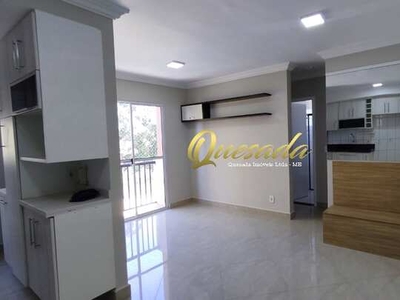 Lindo apartamento á venda, AU 56 m², 2 dormitórios, planejados, lazer, vaga coberta, bom p