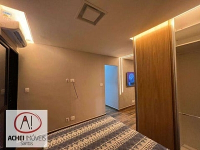 Apartamento com 1 dormitório, 1 Vaga, à venda, 38 m² por R$ 239.000 - Centro - São Vicente/SP