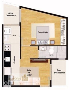 Apartamento à venda em Água Rasa com 36 m², 1 quarto