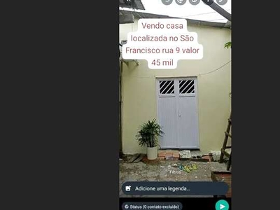 Vendo essa foto é da frente da casa e do corredor mais informações no PV