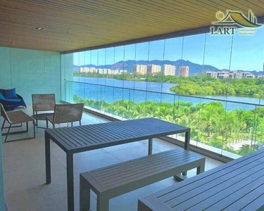 Apartamento com 1 dormitório para alugar, 121 m² por R$ 12.000,00/mês - Barra da Tijuca