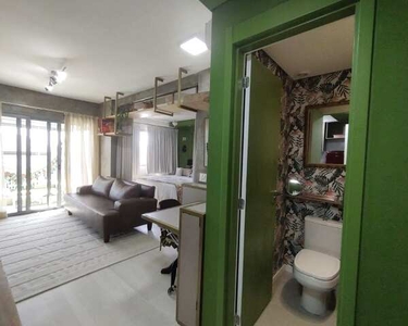Apartamento com 1 dormitório para alugar, 50 m² por R$ 6.958,00/mês - Moema - São Paulo/SP