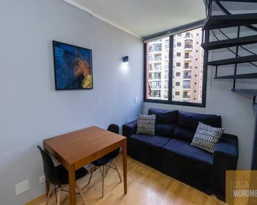 APARTAMENTO DUPLEX NA VILA OLÍMPIA PARA LOCAÇÃO, 41m² COM 01 SUÍTE/01 VAGA