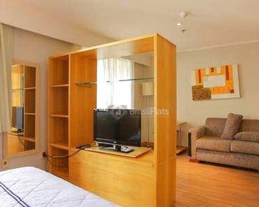 Flat com 1 dormitório para alugar, 35 m² por R$ 1.300/mês - Moema - São Paulo/SP