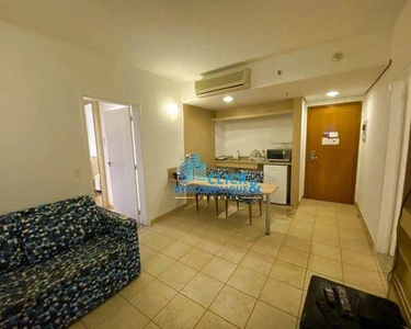 Flat com 2 dormitórios para alugar, 87 m² por R$ 5.500,00/mês - Boqueirão - Santos/SP