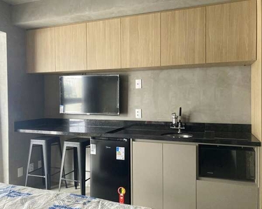 Lindo studio todo mobiliado para locação com 24m2 (sem vaga) - Consolação - São Paulo/SP