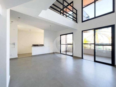 Loft com 1 dormitório para alugar, 96 m² por r$ 4.272,00/mês - jardim aquarius - são josé dos campos/sp