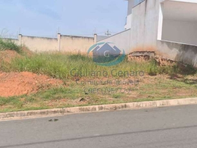 Terreno para venda no condomínio reserva central parque em salto-sp