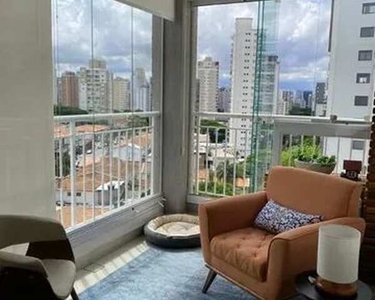 Apartamento com 2 dormitórios para alugar, 61 m² por R$ 5.565,00/mês - Campo Belo - São Pa