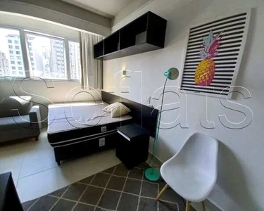 Apartamento mobiliado ao lado da Av. Paulista com 1x dormitório, lavanderia coletiva e coz