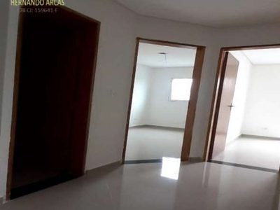 Casa com 2 quartos à venda na rua chuí, 785, vila pires, santo andré, 64 m2 por r$ 424.000