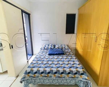 Flat apartamento Griffes com 1 dormitório e 1 vaga disponível locação no Morumbi