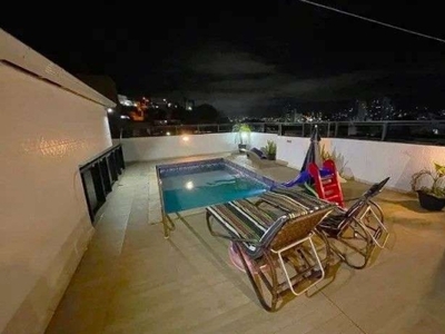 3 quartos, terraço privativo com piscina e 2 vagas no estreito - á venda em florianópolis