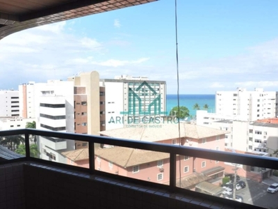 Apartamento à venda com vista mar da praia de ponta verde, 3 suítes, 138m² - maceió alagoas