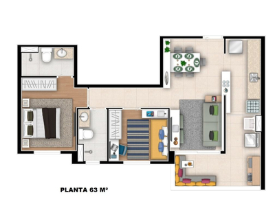 Apartamento em Belenzinho, São Paulo/SP de 63m² 2 quartos à venda por R$ 509.000,00