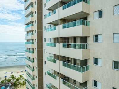 Apartamento em Vila Mirim, Praia Grande/SP de 75m² 2 quartos à venda por R$ 524.000,00