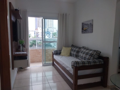 Apartamento em Campo da Aviação, Praia Grande/SP de 38m² 1 quartos à venda por R$ 249.000,00