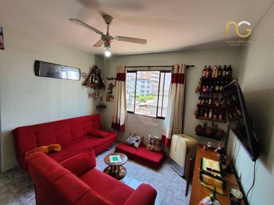 Apartamento em Cidade Ocian, Praia Grande/SP de 68m² 1 quartos à venda por R$ 204.000,00