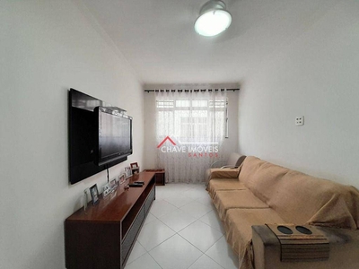 Apartamento em Embaré, Santos/SP de 70m² 2 quartos à venda por R$ 329.000,00