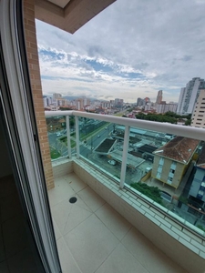 Apartamento em Gonzaga, Santos/SP de 51m² 1 quartos para locação R$ 3.500,00/mes