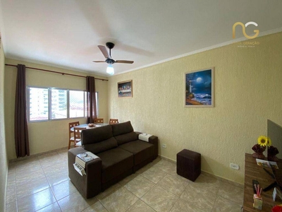 Apartamento em Vila Caiçara, Praia Grande/SP de 55m² 1 quartos à venda por R$ 214.000,00