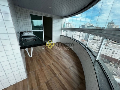 Apartamento em Vila Caiçara, Praia Grande/SP de 91m² 2 quartos à venda por R$ 489.000,00