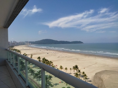 Apartamento em Vila Guilhermina, Praia Grande/SP de 123m² 3 quartos à venda por R$ 1.101.500,00