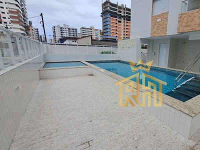 Apartamento em Vila Guilhermina, Praia Grande/SP de 57m² 2 quartos à venda por R$ 378.000,00