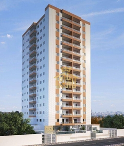 Apartamento em Vila Guilhermina, Praia Grande/SP de 57m² 2 quartos à venda por R$ 408.000,00