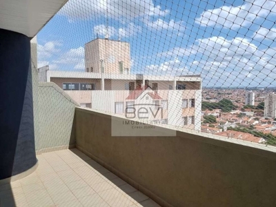 Cobertura com 5 quartos para alugar no centro, piracicaba , 267 m2 por r$ 4.000