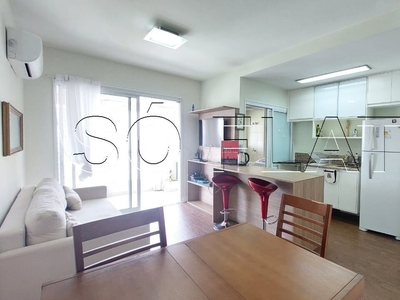 Flat em Cidade Monções, São Paulo/SP de 46m² 1 quartos para locação R$ 3.600,00/mes
