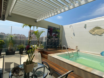 Penthouse em Barra da Tijuca, Rio de Janeiro/RJ de 140m² 2 quartos à venda por R$ 1.489.000,00