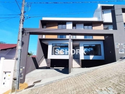 Sobrado com 3 dormitórios para alugar, 110 m² por r$ 2.950/mês - vila nova - blumenau/sc