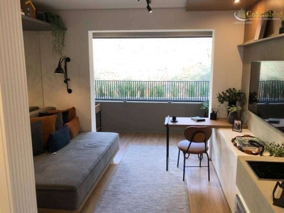 Studio com 1 dormitório à venda, 24 m² por r$ 415.000 - vila clementino - são paulo/sp