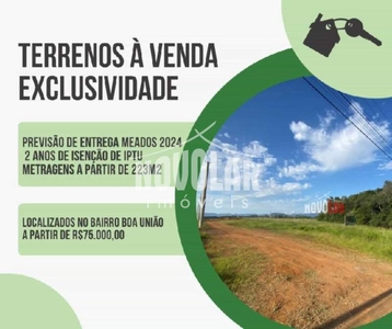 Terreno em Boa União, Estrela/RS de 223m² à venda por R$ 75.000,00