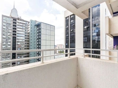 Apartamento com 1 dormitório para alugar, 34 m² por r$ 2.253,30/mês - centro - curitiba/pr