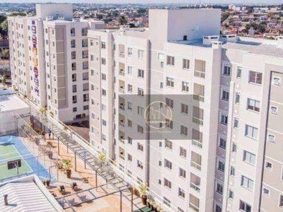 Apartamento com 2 dormitórios para alugar, 47 m² por r$ 2.279,27/mês - lindóia - curitiba/pr