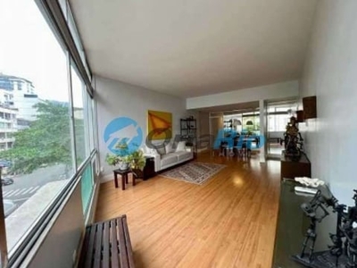 Apartamento com 3 quartos à venda na avenida afrânio de melo franco, leblon, rio de janeiro, 140 m2 por r$ 2.500.000