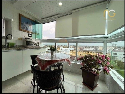 Apartamento em Cidade Ocian, Praia Grande/SP de 60m² 2 quartos à venda por R$ 338.000,00