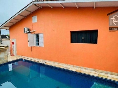 Casa com 2 dormitórios à venda, 110 m² por r$ 370.000,00 - belas artes - itanhaém/sp