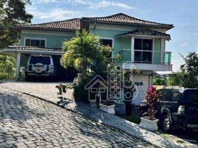 Casa com 6 dormitórios à venda, 500 m² por r$ 1.590.000,00 - itaipu - niterói/rj