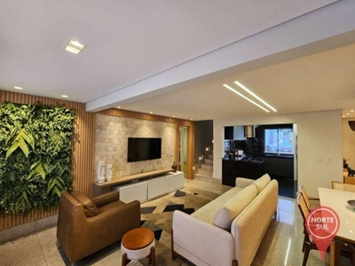 Cobertura com 3 dormitórios, 216 m² - venda por r$ 1.950.000,00 ou aluguel por r$ 16.110,00/mês - buritis - belo horizonte/mg