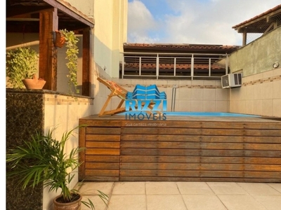 Cobertura com 3 quartos à venda, 154m² - freguesia- jacarepaguá