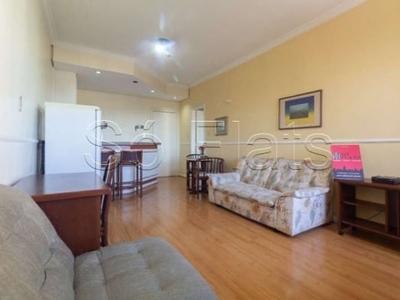 Flat no le bougainville, contendo 55m² 1 dormitório e 1 vaga disponível para locação em alphaville.